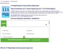 Tablet Screenshot of 111skippertipps.de